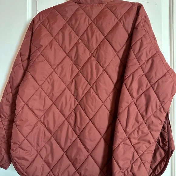 Alpine Design Quilted Anorak - Dark Auburn - Picture 3 of 4